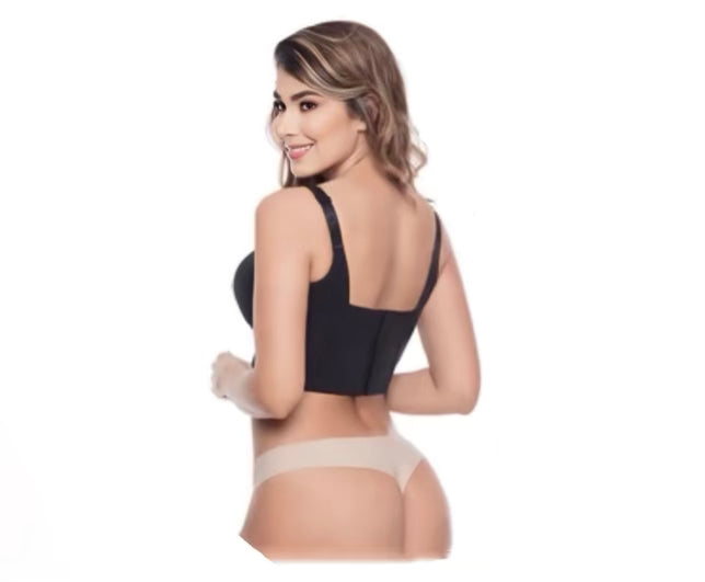 Thick ANTI BULDGE Bra || Cocoa & Black