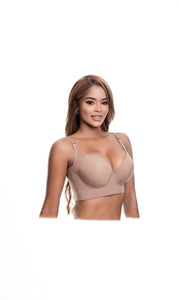 Thick ANTI BULDGE Bra || Cocoa & Black